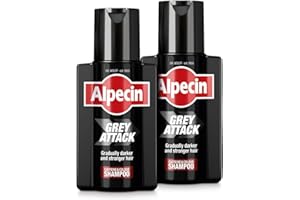 ‎ALPECIN Alpecin Grey Attack Caffeine & Colour Shampoo for Men 2x 200ml