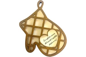 PEKIEDO Tagliere Presina Cucina, Idea Regalo Festa dei Nonni, Regalo Originale per la Nonna, Decorazione in Legno con Dedica