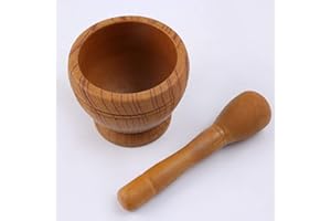 ALEOHALTER Presse-ail, mortier et pilon, ensemble de broyeur manuel pour herbes et épices, bol de broyage, outil de cuisine pour la maison et la cuisine