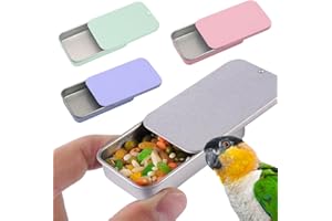 NHPY 4 Stück Vogeltrainingsbox, Futterspender für Belohnungsstützen, Futterspender vögel,Vögel Futternapf, Weiß Papagei Futternapf Kunststoff Futternapf Vogel Vogelfutterspender Futterspender