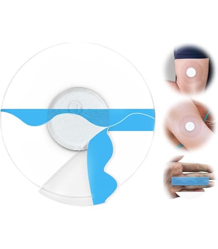 30 Cerotti Adesivi Traspiranti Per Freestyle Libre 2 E 3 – Impermeabili, Ipoallergenici, Diametro 9cm - 4