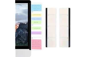 CATOR 2 Pezzi Ufficio Accessori Scrivania, Monitor, Porta Post it, Messaggistica per Computer, Cancelleria per Ufficio, per Donne, Uomini, Stile Semplice