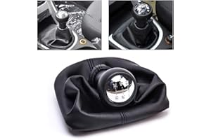 SOEWIOU 5 Vitesses Pommeau de Levier de Vitesse Couvercle Anti-poussière 207 307 308 CC