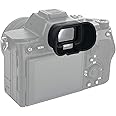 Extended-Type Soft Silicone Eyepiece for Sony Alpha A1 A1II A9III A7RV A7SIII A7IV ILCE-1 ILCE-1M2 ILCE-7RM5 ILCE-7SM3 ILCE-7M4 Camera Replaces Sony FDA-EP19 & FDA-EP21 Deep Eyecup