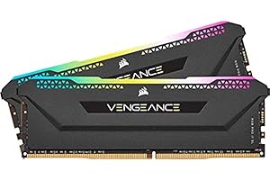 Corsair Vengeance RGB PRO 16GB (2x8GB) DDR4 3200MHz C16 XMP 2.0 Enthusiast RGB LED Illuminated Memory Kit - White