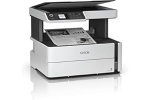 Epson EcoTank ET-M2170 nachfüllbarer 3-in-1-Schwarzweißdrucker (Scanner, Kopierer, DIN A4, Duplex, USB 2.0, Wi-Fi, Ethernet) großer Tintenbehälter, hohe Reichweite, niedrige Seitenkosten