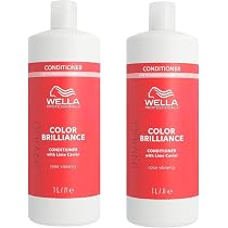 Wella Brilliance Conditioner – Pflegespülung Für Grobes, Coloriertes Haar (1 Liter / 33,8 Unzen)