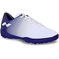 Nivia Oslar 2.0 Futsal Shoes for Kids | Rubber Studs with Spacer Mesh withTPU Film Upper | Die Cut Light Weight Insole |Ideal for Hard Surfaces Artificial Turf Surfaces (White) UK-4