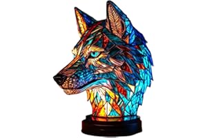 JXpxbao Festberg LeuchtKatze™ – Original Magische LED-Lampe (Typ C) – Katzenlampe, Nachtlicht Katze und Hund，Dekoratives Zauberlicht für stimmungsvolle Atmosphäre (Wolf)