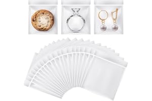 MOZEAT LENS 200 sztuk mini torebek strunowych, 25 mm x 30 mm, torebki plastikowe, z zamkiem błyskawicznym, wielokrotnego zamykania, worki foliowe, woreczki z szybkim zamknięciem