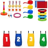 Outdoor Toys, Children's Birthday, Party Games for Kids and Adults, Sacks, Egg Races, Medals, Outdoor Games, Job Games