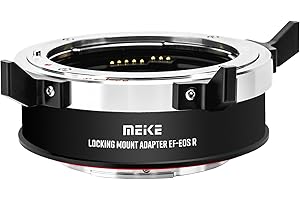 Meike MK-EFTR-AL Auto Focus Locking Lens Mount Adapter für Canon EF Mount Objektive auf Canon RF Mount Kameras EOS-R EOS-RP R5 R6 R7 R10 C70 und RED Komodo Kameras