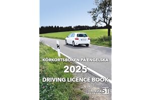 Körkortsboken på Engelska 2025 / Driving licence book