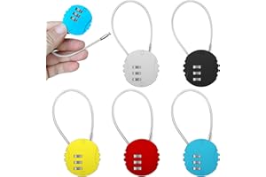 Lectorias Lucchetto Armadietto Combinazione a 3 Cifre, Lucchetti per Bagagli, Serratura della Password, Serrature Codificata in Lega di Zinco, Per Palestra E Scuola Per Valigia, Bagagli, Palestra