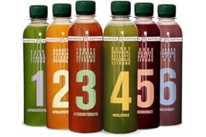 ‎KALE&ME Kale and Me 5 Tage Gemüse Saftkur mit 30 Flaschen à 320 ml ohne Zusatzstoffe, 6 Geschmacksrichtungen aus regionaler Produktion, Saftkur als Fastenkur, Preis inkl. 7,50 € Pfand