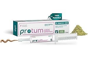 Zanipro Katzen Durchfallmittel Paste, Probiotika für Katzen mit leckerem Katzenminze-Geschmack, Durchfall Katze stoppen, Magen-Darm, Verdauung, Präbiotika, 3 Milliarden KBE Probiotika pro 30g - 15ml