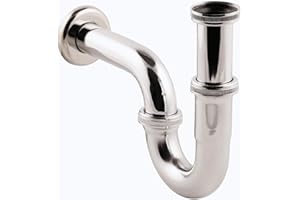 Sanitop-Wingenroth 22118 4 Syfon do Umywalki, Chrom, 22 x 15 x 5 cm