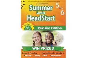 Summer Learning HeadStart, Grade 5 to 6: Fun Activities Plus Math, Reading, and Language Workbooks: Bridge to Success with Common Core Aligned ... Learning HeadStart by Lumos Learning, Band 5)