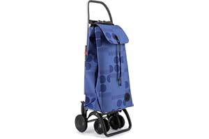 Carro Rolser I-MAX Logos 4 Ruedas 2 Giratorias Plegable - Azul