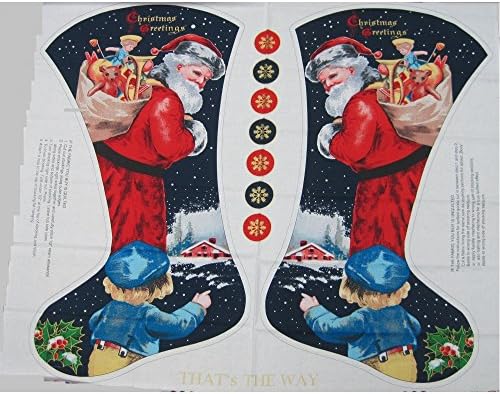 Victorian Christmas Stocking Making Kit (Blue)