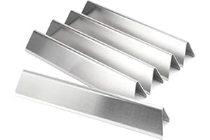 BBQ-Yummy 7636 Edelstahl Flavorizer Bars für Weber Spirit I & II E/S-310 320 330 Series, 38,8cm Brennerabdeckung Aromaschienen für Weber Spirit 300 Serie, Hitzeschild Ersatzteile