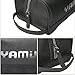 YAMIU Travel Toiletry Bag Dopp Kit Cosmetic Pouch Organizer for Men & Women Accessories (Black)