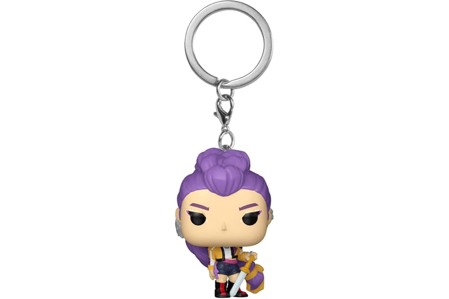 Funko POP! Keychain: Netflix - KPOP Demon Hunters - Rumi Novelty Keyring - Collectable Mini Figure - Stocking Filler - Gift Idea - Official Merchandise - Backpack Decor