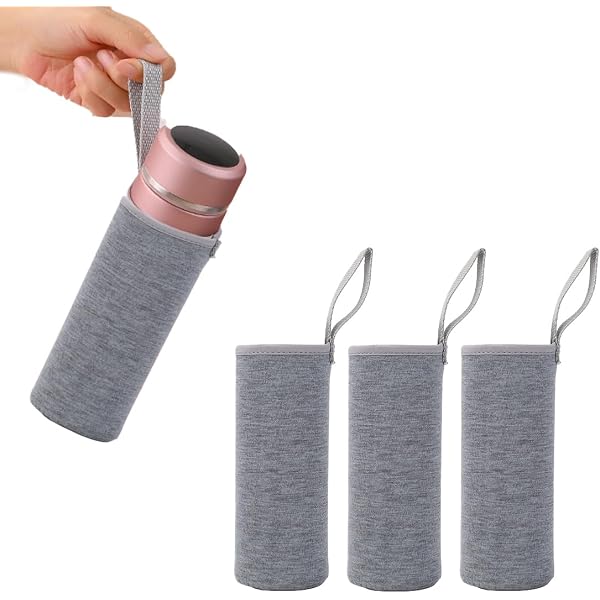 Porta bottiglia d'acqua, porta bottiglia d'acqua isolato custodia custodia custodia tracolla regolabile da 1 l, borsa per bottiglia d'acqua da viaggio( Blu