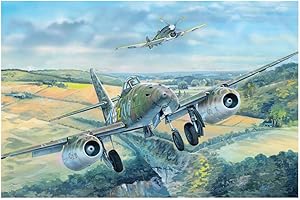 DOYUSHA Hobby Boss-1/18 ME 262 Hunter Modèle en Plastique, 81805, Multicolore