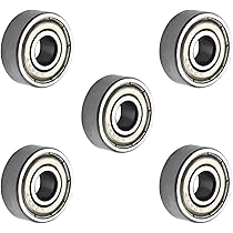 Cuscinetti A Sfere 606-2RS - 6x17x6 Mm, Acciaio Carbonio, Doppio Sigillo, Confezione Da 8 Pezzi - Foto 9