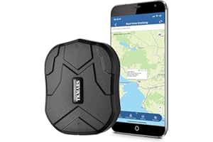 TKMARS Localizzatore GPS per Auto,5000mAh GPS Tracker con APP Gratuita Forte Magnetico Impermeabile Durata Della Batteria di 90 Giorni in Tempo Reale per Moto Camper Barca TK905