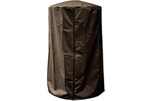 Puupaa Copertura per riscaldatore da giardino, impermeabile, in tessuto Oxford 210D, 61 x 96,5 cm, protezione per mobili da giardino, colore caffè