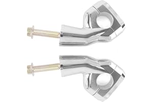 IDENUONA Motorcycle Handlebar Risers Kit For Triumph Bonneville T100 Bobber Black Chrome