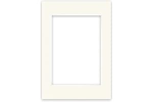 nielsen Conservation Picture Mount - Ivory White A2, 42x59.4cm - Fits A3, 29.7x42cm Photo - Acid-Free, pH Neutral and Protective, Smooth Surface