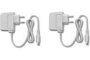 FLLAGG20 2X Laddare kompatibel med Nintendo 3DS 2DS DSi 3DS XL EU Charger