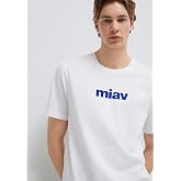 Miav Baskılı Beyaz Tiş&ouml;rt Regular Fit/Normal Kesim 067153-620