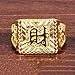Produktbild gyjun Viel Glück zu Get Rich Herren 24 K Gold Ring