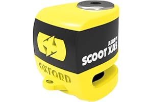 Oxford Scoot XA5 Alarm Disc Lock (5mm Pin) Yellow