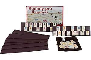 Aquamarine Games – Jeu de société Rummy 6 Joueurs (réf. DO001)