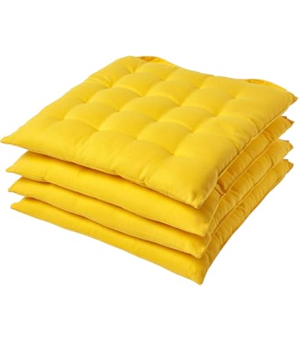 NatureMark 8-delige Set Stoelkussens met Banden 40x40 cm – Gevuld Zitkussen voor Binnen en Buiten – Kleur lichtblauw NatureMark 8-delige Set Stoelkussens met Banden 40x40 cm – Gevuld Zitkussen voor Binnen en Buiten – Kleur lichtblauw