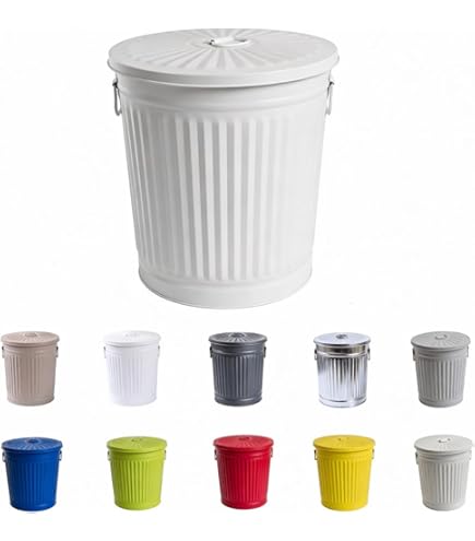 PATTUMIERA BAGNO ROTONDA APERTURA A PEDALE DA 3 LITRI BIANCA SOFT CLOSE - Foto 6