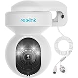 Reolink 5MP PTZ Überwachungskamera Aussen,3X Optischer Zoom, 2,4/5GHz WLAN Kamera Outdoor mit Personen-/Fahrzeugerkennung, Au