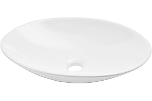 NEUHAUS [NEU.Haus] Lavabo in Ceramica (50x35,5cm) Bianco per Il Montaggio al Muro per WC d´Ospiti