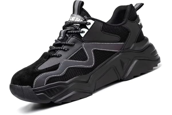 Annvia Chaussure de Sécurité Homme Femme Basket Securite Légère et Confortable Respirant Antidérapante Chaussures de Travail