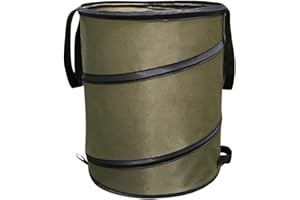 CHEYLIZI Trading Innovation Heavy Garden Bin Pop-Up Camp Trash Can Garden Waste Bags