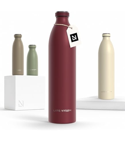 Qwetch - Grote thermosfles - Zwart 1,5 l - 48 uur koud en 16 uur