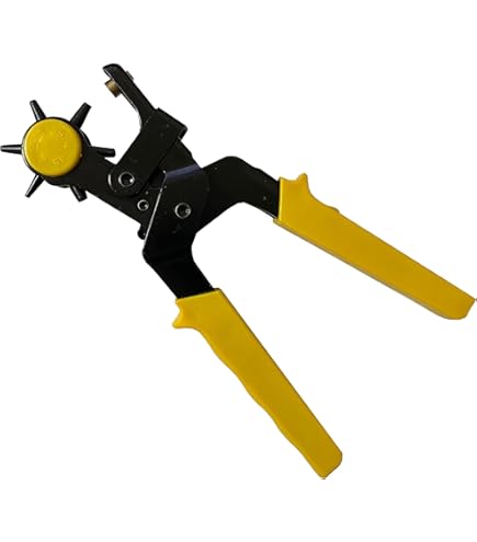 Pinza Fustellatrice Per Fori - 6 Misure Per Cinture, Cuoio, Pelle E Plastica - Foto 5