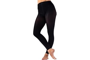 SILKY DANCE Black Footless Dance Tights in 70 Denier High Performance Fabric, Black Opaque Footless Tights for Girls & Women
