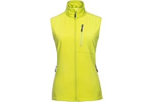 33,000ft Gilet da Donna per l'outdoor, Giacca Softshell Senza Maniche, Gilet da Corsa Leggero, Antivento, Impermeabile e Traspirante, Gilet Sportivo Casual