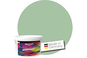 WALLCOVER Colors St.Patrick 4C Peinture Murale Vert 5 L pour Intérieur Clair Peinture Intérieure Mat Peinture Murale Intérieure Professionnelle de Qualité Supérieure